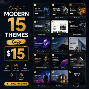Modern Creative 15 Themes Bundle